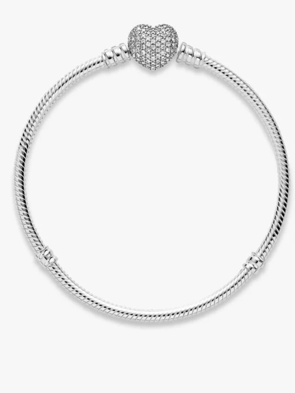 Pandora Heart Clasp Charm Bracelet